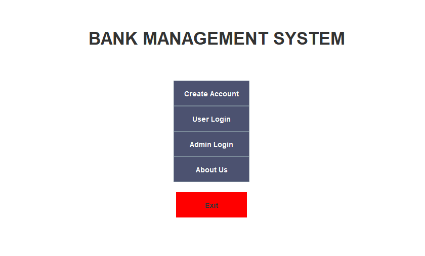 Bank Management System